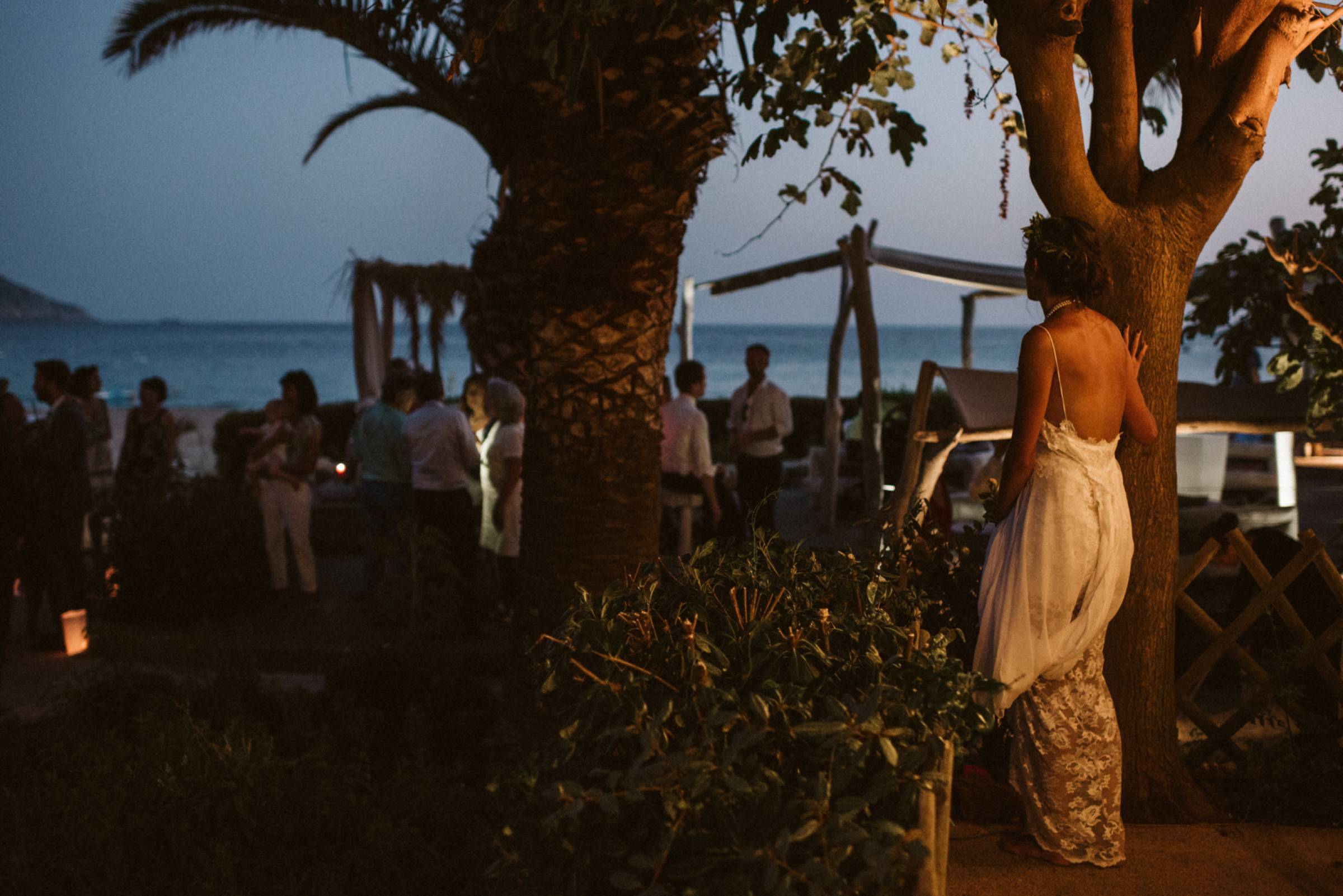 Strandparty am Mittelmeer