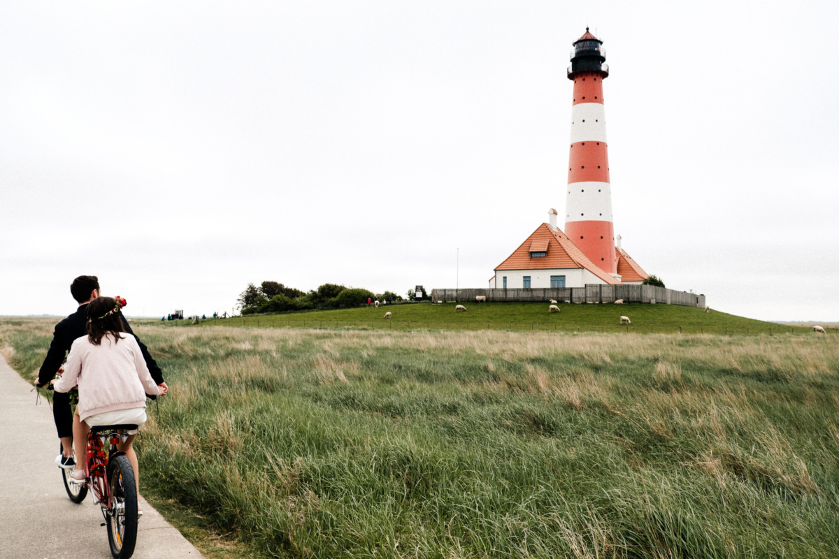 Brautpaar am Leuchtturm 