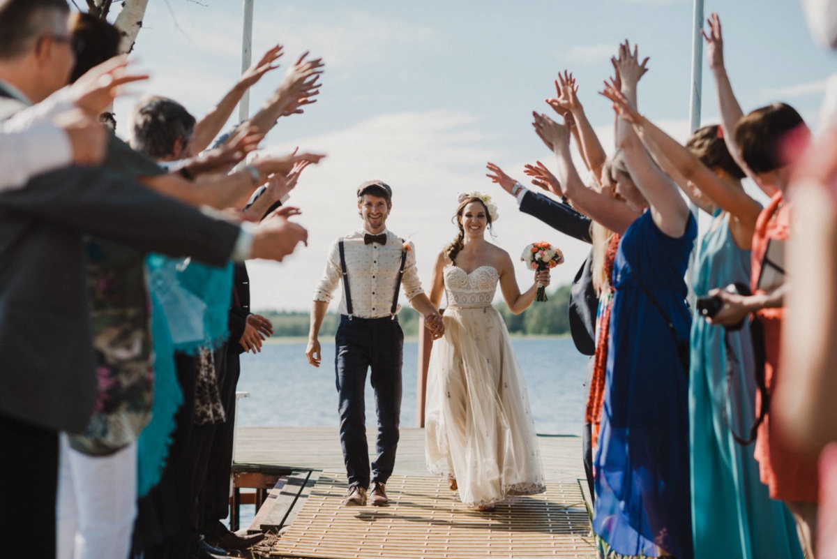 Sommerliche Hochzeit in Finnland