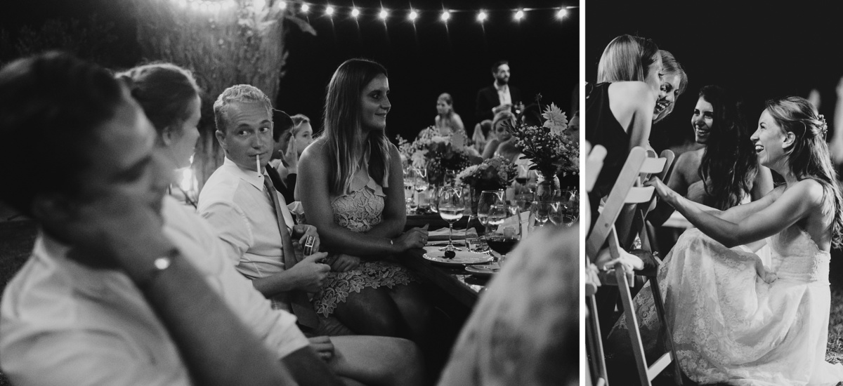 Frau Siemers - Bildpoeten - Hochzeitsfotografie in Barcelona - Clos la Plana - Ein Hochzeitsgast zündet sich eine Zigarette an.