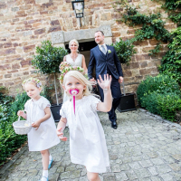 Hochzeitsfotos im schloss