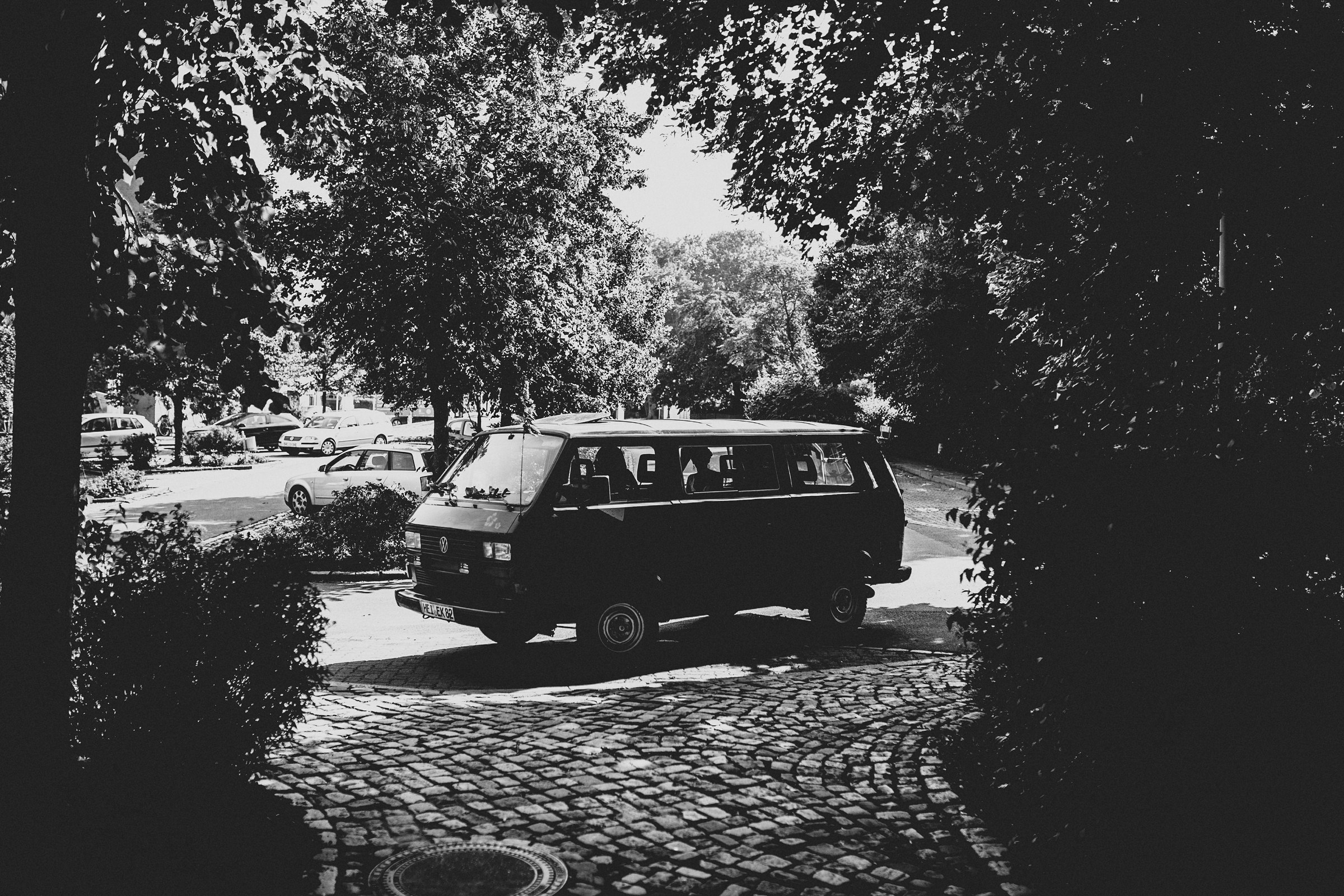 ein alter VW-Bulli