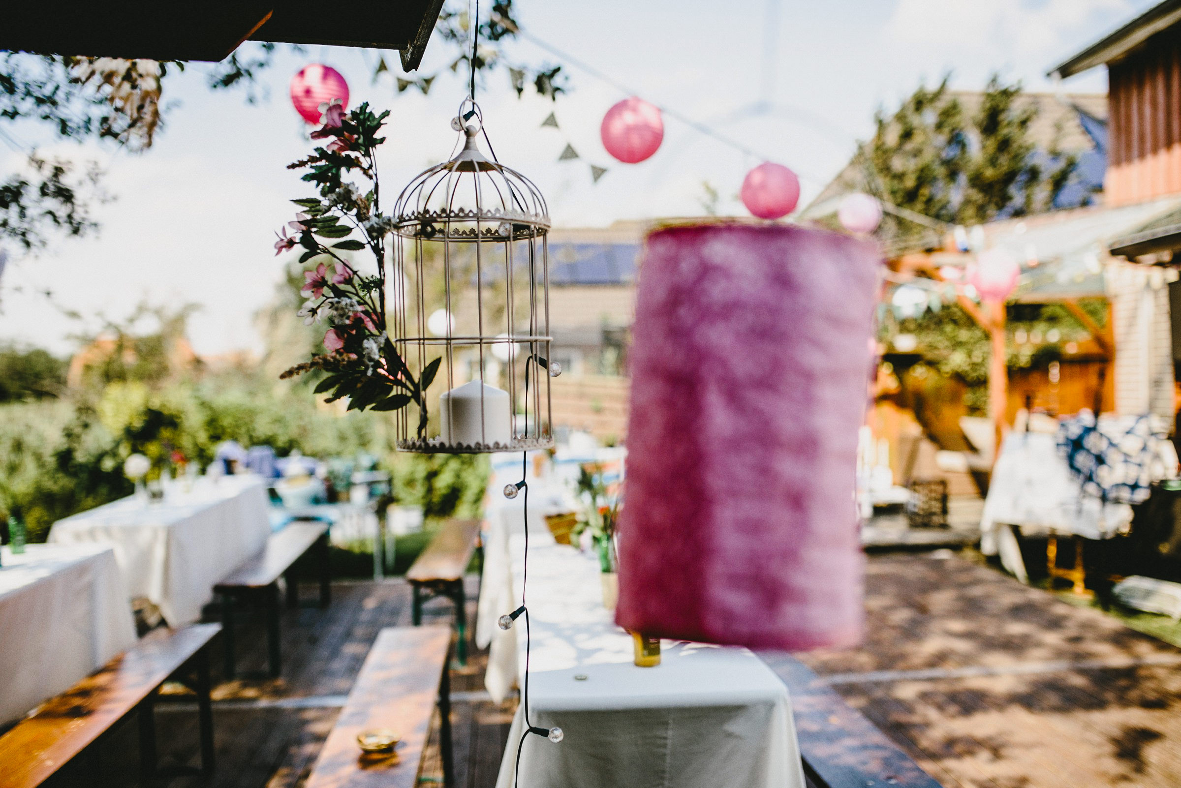 Dekoration Indie Wedding