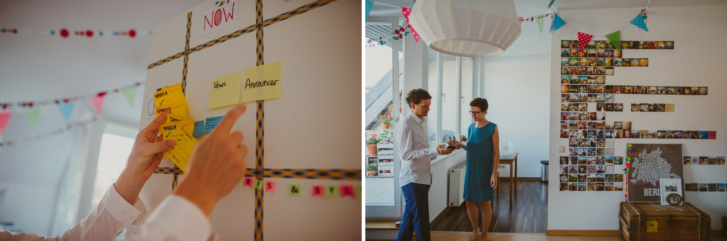 Hochzeit in Berlin: Brautpaar bei der Planung der Feier