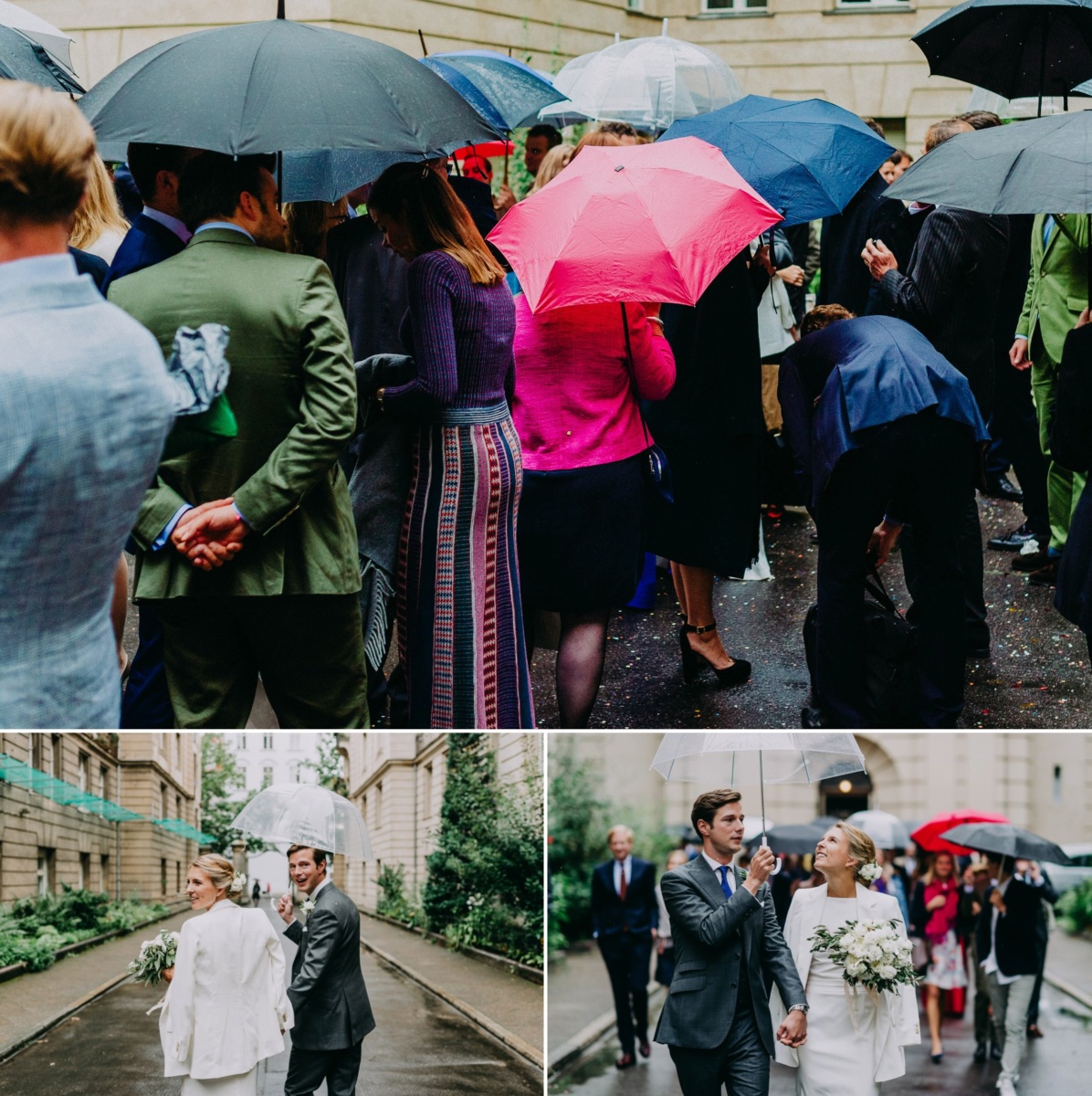 Regenhochzeit in Berlin