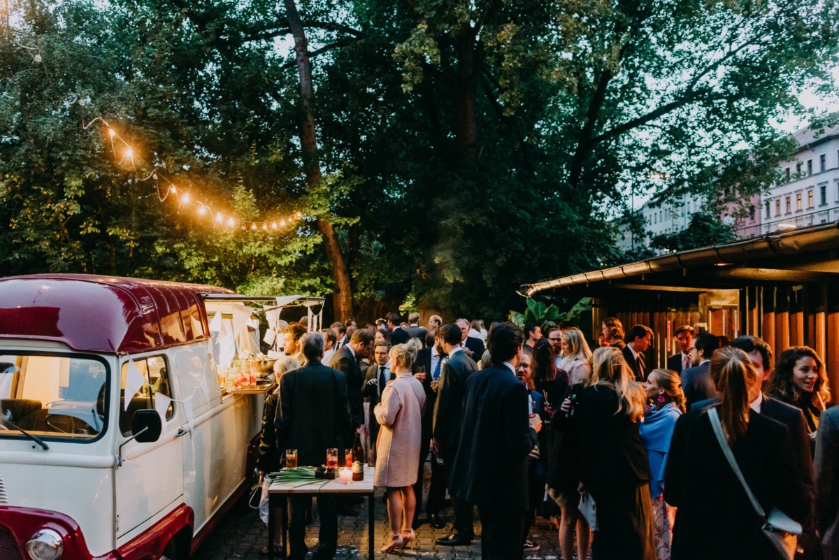 Sommerhochzeit in der Stadt