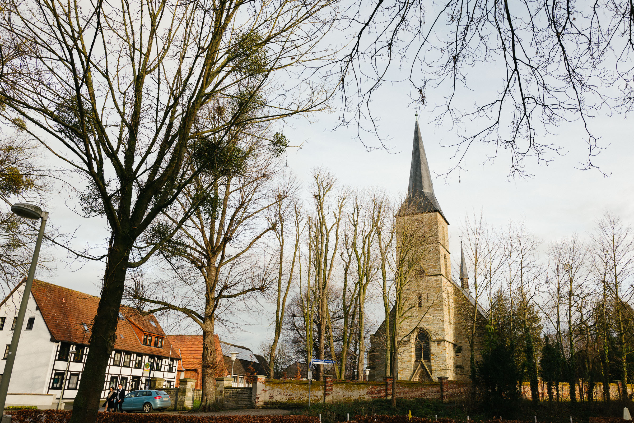 die Kirche, in der die Silvester-Hochzeit stattfindet