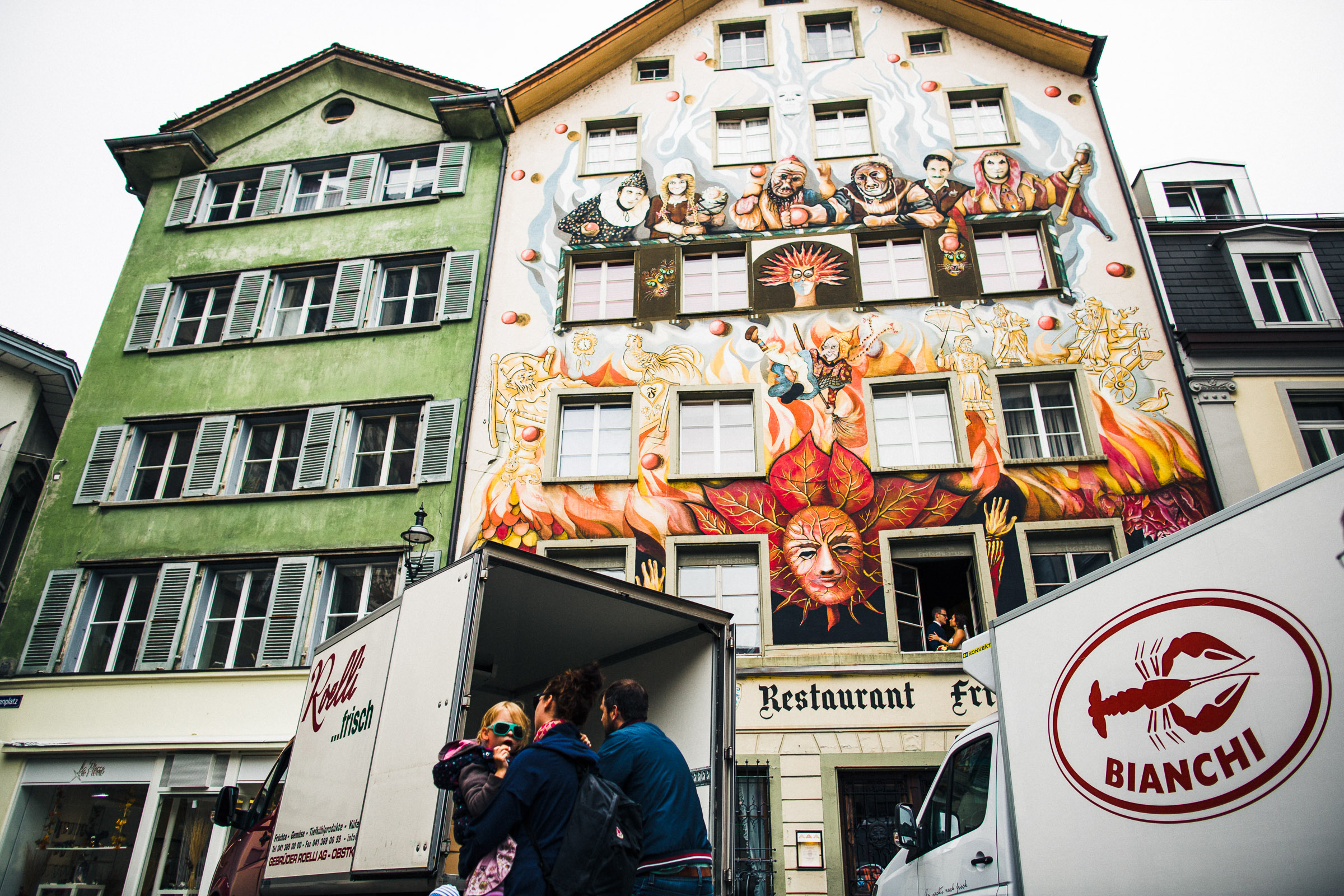 Schlosshochzeit: Marktplatz von Luzern