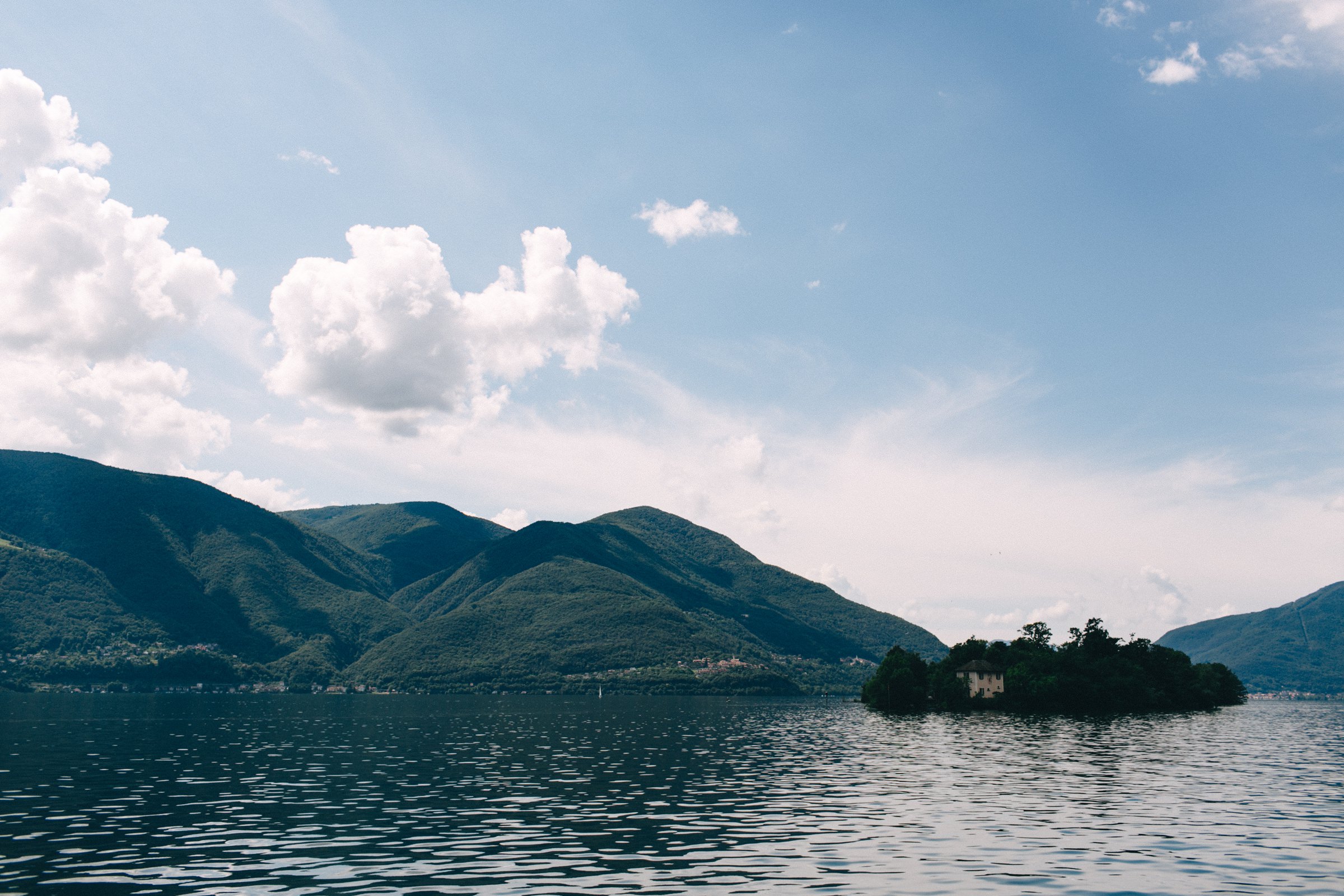 Hochzeit auf einer Insel: Blick auf die Insel