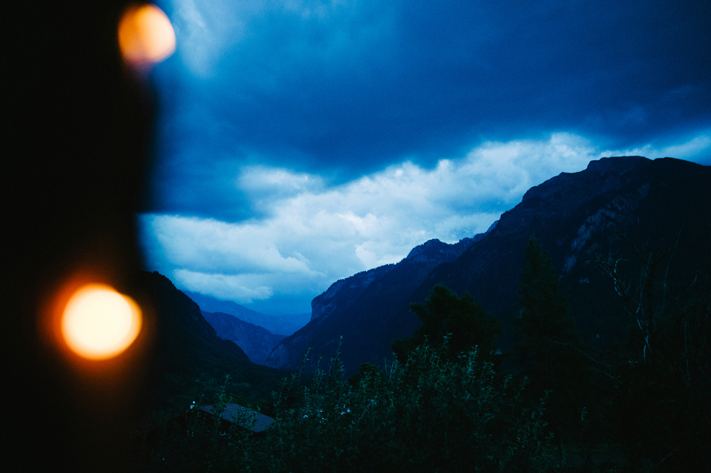 Berghochzeit: Abendstimmung über den Bergen