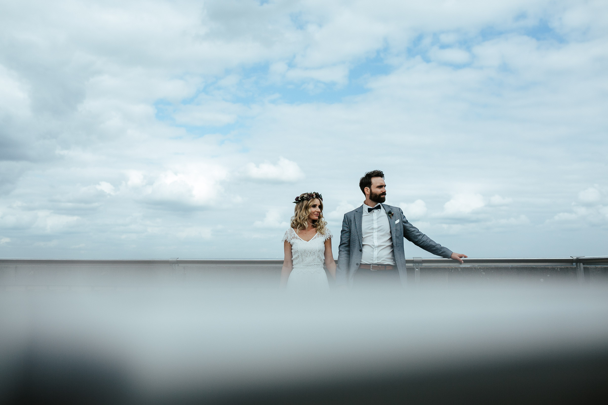 Septemberhochzeit: Brautpaarportrait