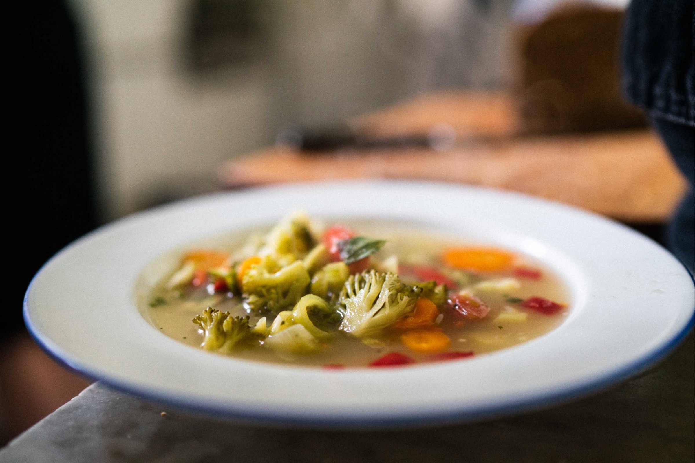 Hochzeit in Paderborn: Teller mit Suppe