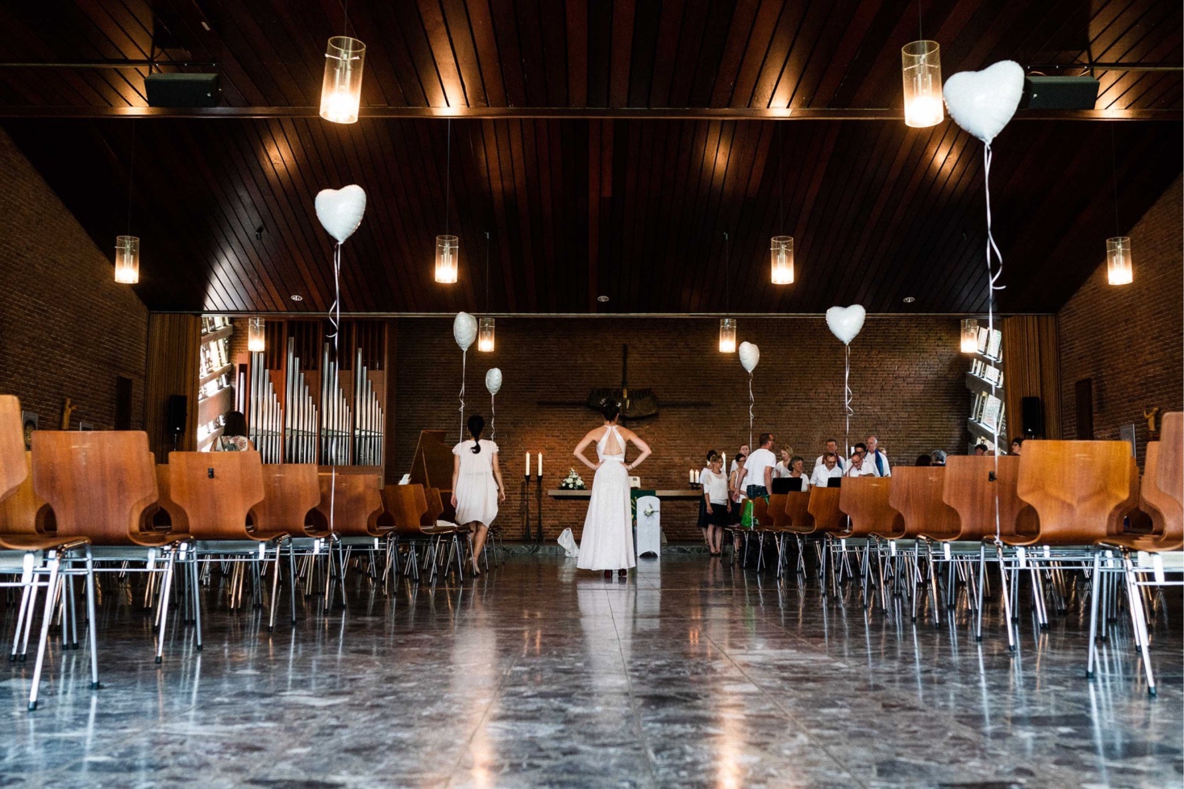 Hochzeit in Paderborn: Vorbereitungen in der Kirche