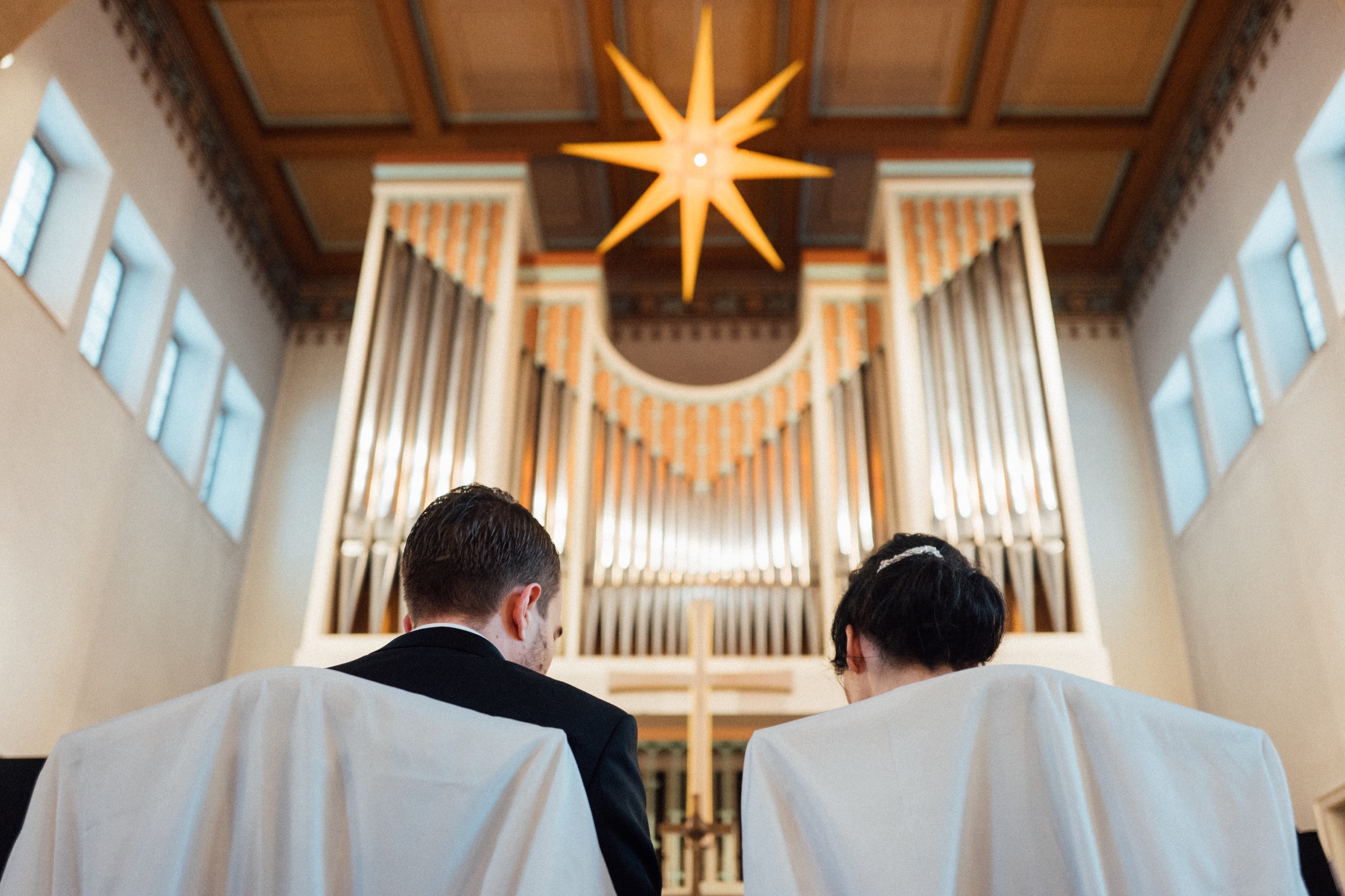 Brautpaar am Altar