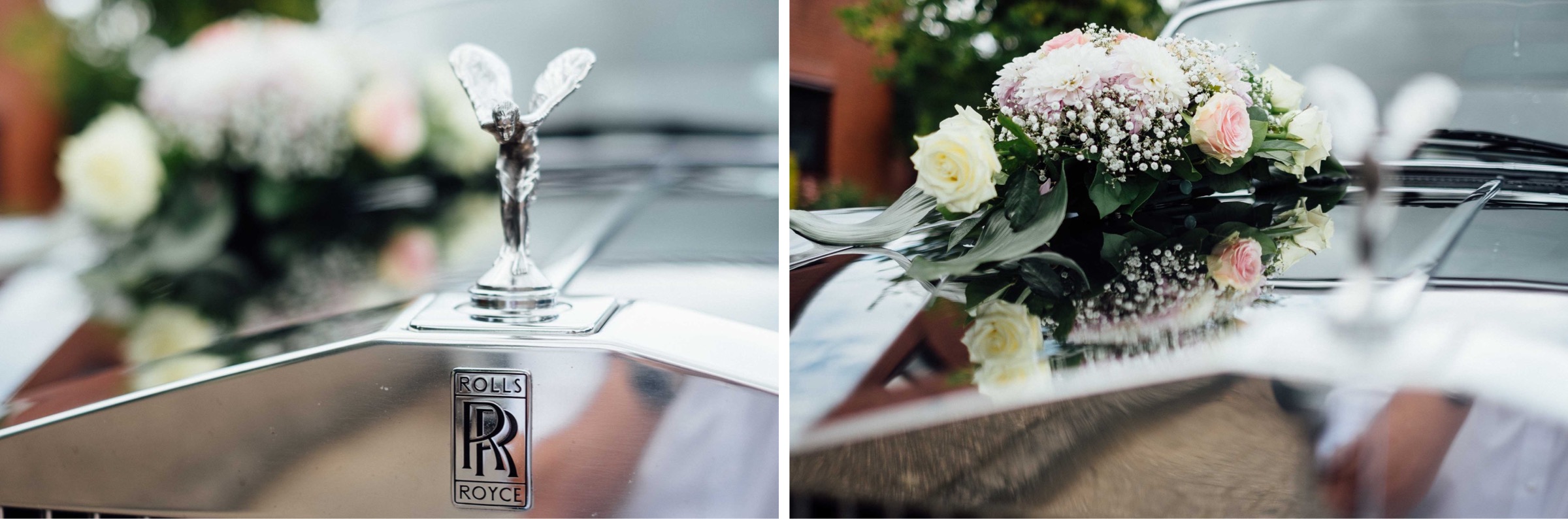 Hochzeit in Bremen: Detailaufnahmen vom Rolls-Royce