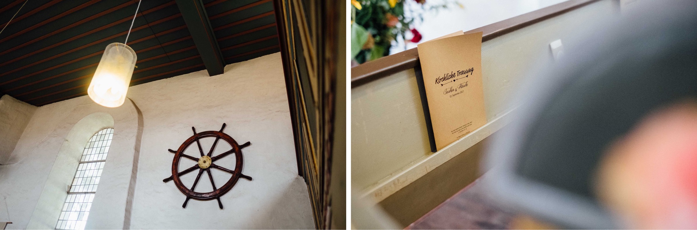 Hochzeit in Bremen: Details der Kirche 