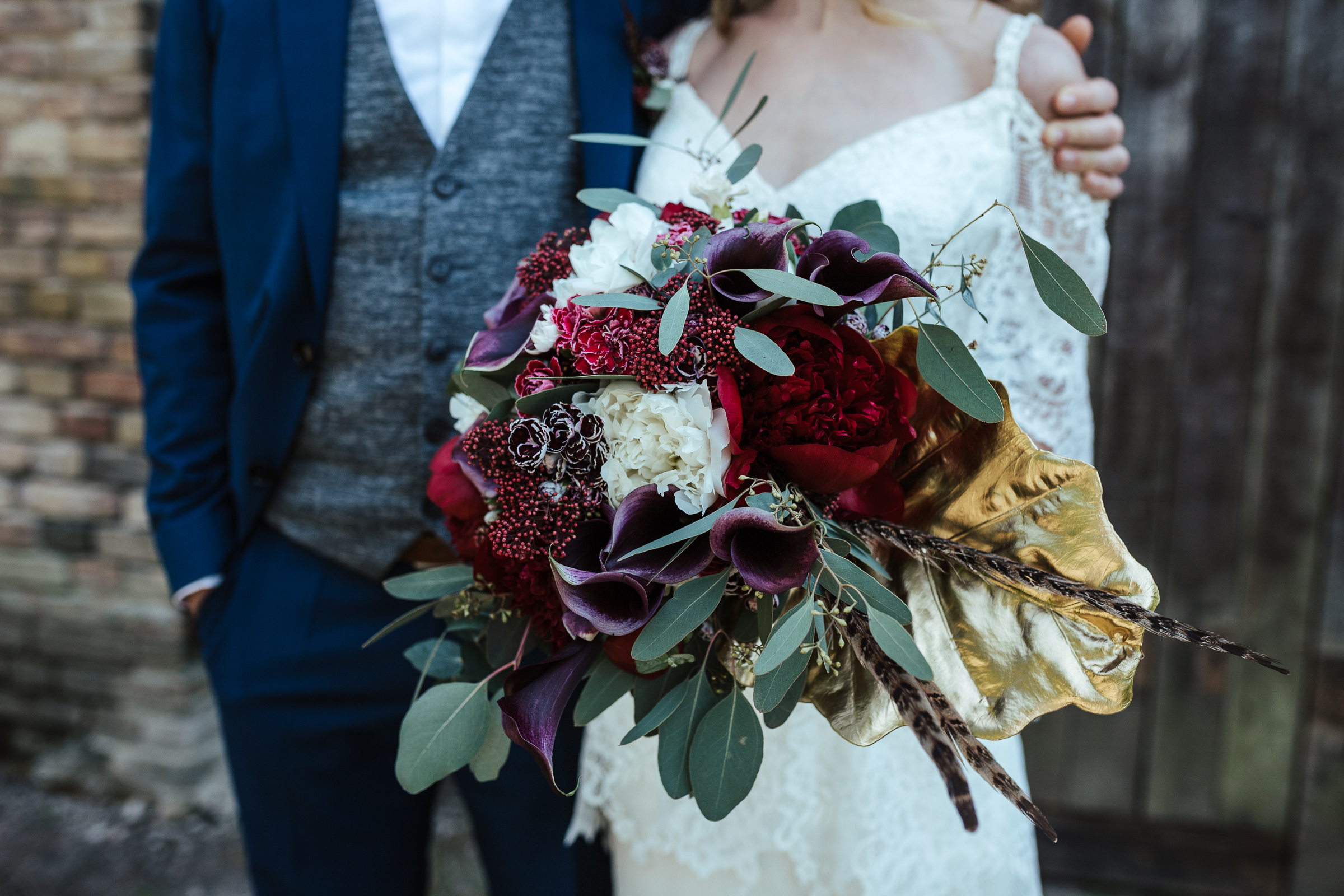 Blumenschmuck von Kopflegenden: Brautstrauß