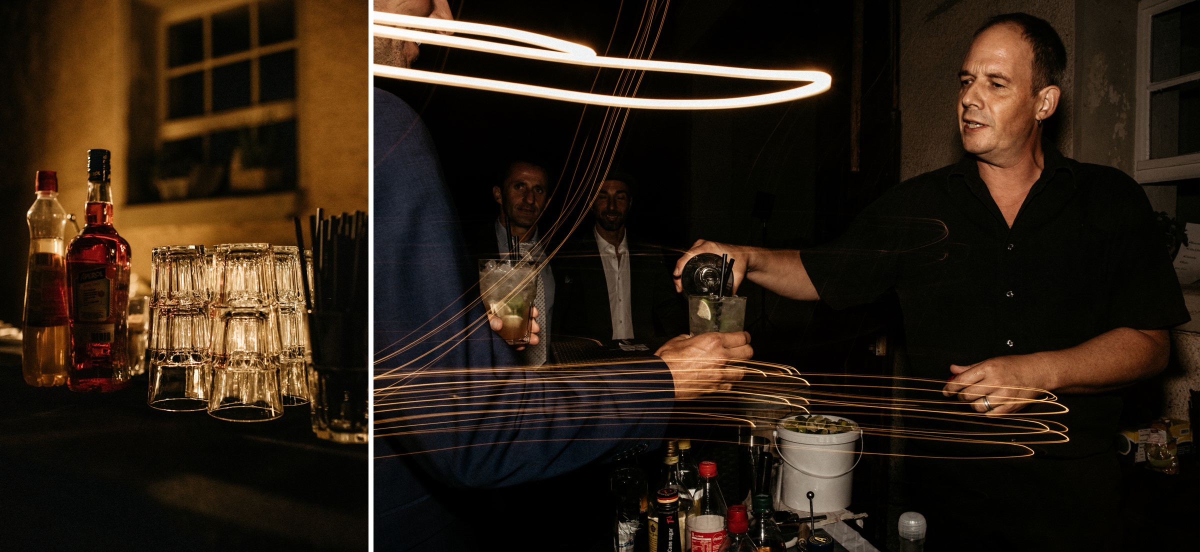 Cocktails werden gemixt