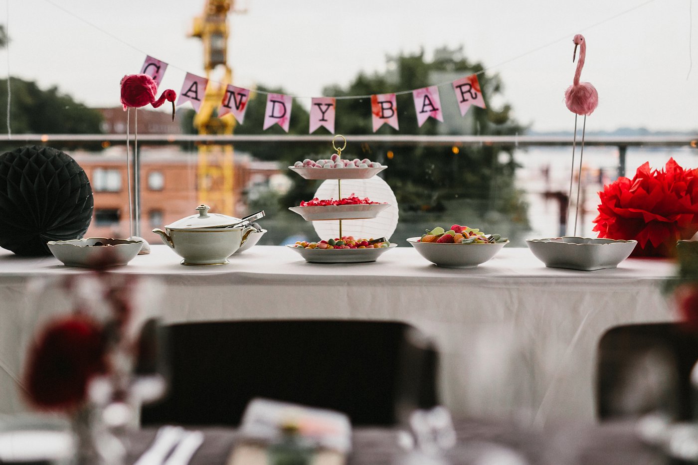 Urbane Hochzeit: Candy Bar
