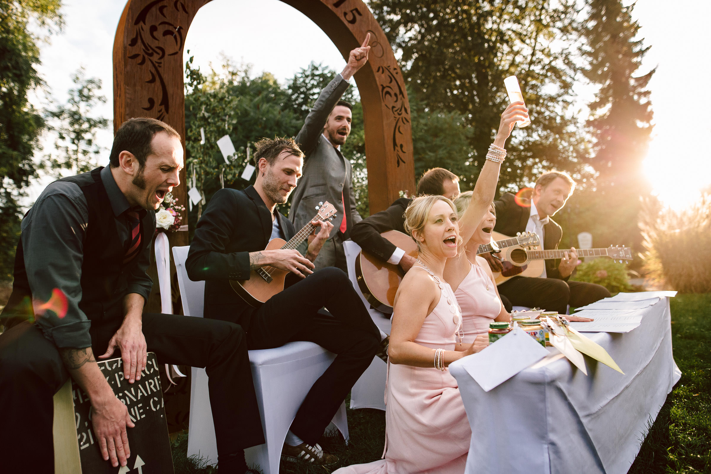 Hochzeitsfoto-party